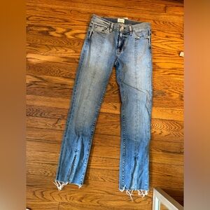 Hudson Ankle Slit Jeans